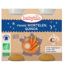 Babybio Babybio Wortel & quinoa 200 gram bio (2x200g)