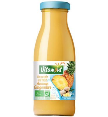 Vitamont Smoothie detox ananas gember b io (250ml) 250ml