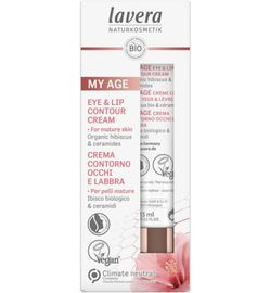 Lavera Lavera My age oog- en lipcontour creme bio EN-IT (15ml)