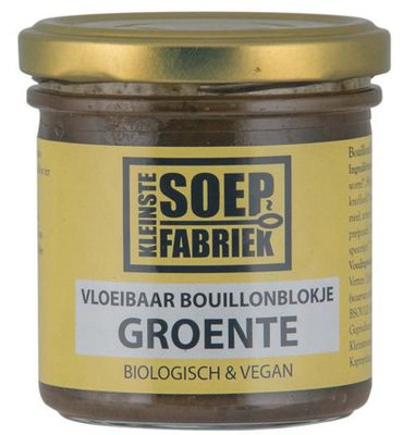 Kleinstesoepfabriek Vloeibare bouillonblokjes groente bio (150ml) 150ml