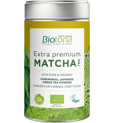 Biotona Extra premium matcha tea poeder bio (70g) 70g