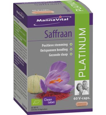 Mannavital Saffraan platinum (60vc) 60vc