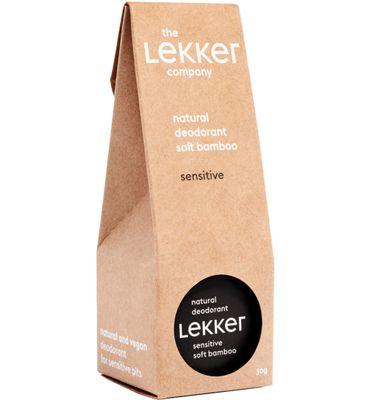 The Lekker Company Deodorant natural soft bamboo sensitive skin (30g) 30g