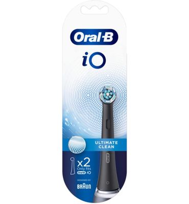 Oral-B Opzetborstel iO ultimate clean zwart (2st) 2st