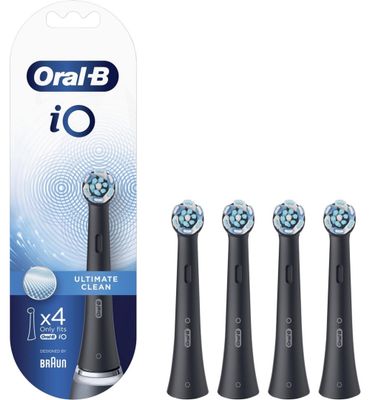 Oral-B Opzetborstel iO ultimate clean zwart (4st) 4st