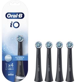 Oral-B Oral-B Opzetborstel iO ultimate clean zwart (4st)