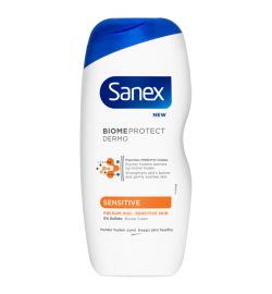 Koopjes Drogisterij Sanex Shower dermo sensitive (250ml) (250ml) aanbieding