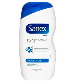 Koopjes Drogisterij Sanex Shower dermo protect (500ml) aanbieding