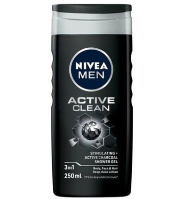 Nivea Men active clean douchegel (250ml) 250ml