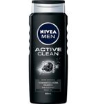 Nivea Men active clean douchegel (500ml) 500ml thumb