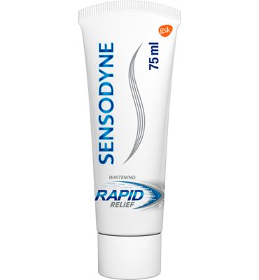 Sensodyne Tandpasta rapid relief whitening (75ml) 75ml