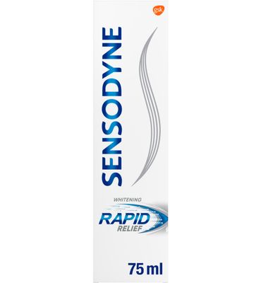 Sensodyne Tandpasta rapid relief whitening (75ml) 75ml
