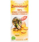 Zonnatura Gember citroengras thee bio (20st) 20st thumb