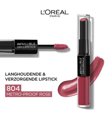 L'Oréal Infaillible lipstick 804 (1st) 1st