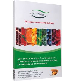 Nutrivian Nutrivian 28 Dagen weerstand pakket in blisterverpakking (1st)