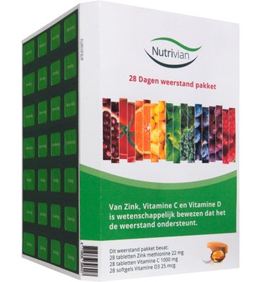 Nutrivian 28 Dagen weerstand pakket in blisterverpakking (1st) 1st