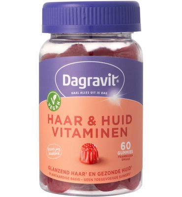 Dagravit Huid en haar vitamine gummies (60st) 60st
