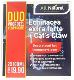 All Natural All Natural Echinacea extra forte + cats claw (200ml)