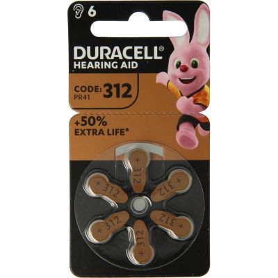 Duracell Hearing aid 312 (6st) 6st