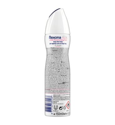Rexona Deodorant spray stay fresh white flowers & lychee (150ml) 150ml