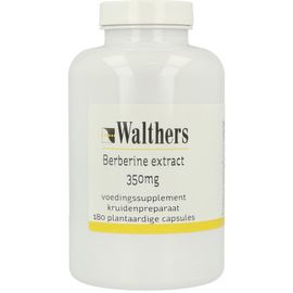 Walthers Walthers Berberine HCI extract 350 mg (180vc)