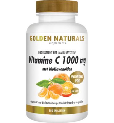 Golden Naturals Vitamine C 1000 bioflavonoiden (180tb) 180tb