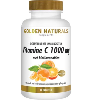Golden Naturals Vitamine C 1000 met bioflavono?den (60tb) 60tb