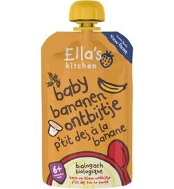 Ella's Kitchen Ella's Kitchen Baby ontbijtje banaan 6+ maanden bio (100g)