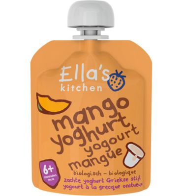 Ella's Kitchen Mango yoghurt griekse stijl 6+ maanden bio (90g) 90g
