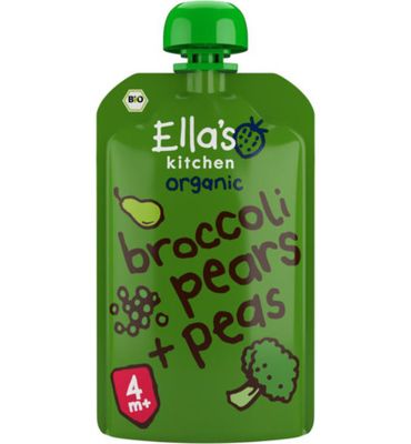 Ella's Kitchen Broccoli pears and peas 4+ maanden bio (120g) 120g