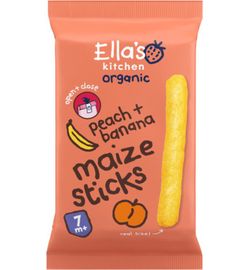 Ella's Kitchen Ella's Kitchen Maize sticks peach banana 7+ maanden bio (16g)