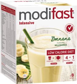 Modifast Modifast Intensive milkshake banaan 8 zakjes (440g)