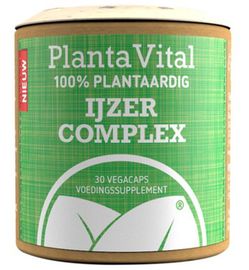 Plantavital PlantaVital IJzer complex - 100% plantaardig (30vc)