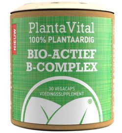 Plantavital PlantaVital Bio actief B-complex - 100% plantaardig (30vc)