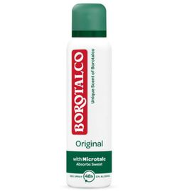 Koopjes Drogisterij Borotalco Deodorant spray original (150ml) aanbieding