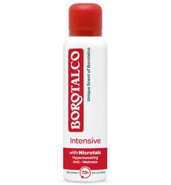 Koopjes Drogisterij Borotalco Deodorant spray intensive (150ml) aanbieding