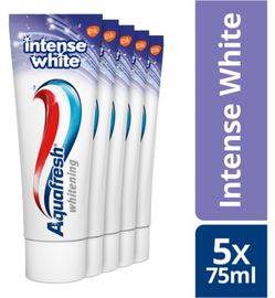 Aquafresh Aquafresh Tandpasta intense white 75 ml (5x75ml)