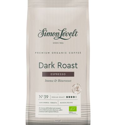 Simon Levelt Cafe N39 espresso dark roast bio (500g) 500g