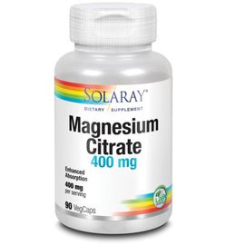 Solaray Solaray Magnesium citraat 400mg (90vc)