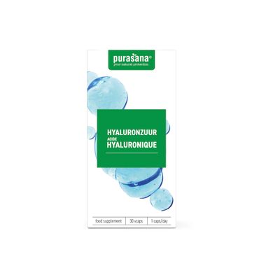 Purasana Hyaluronzuur/acide hyaluronique vegan (30ca) 30ca