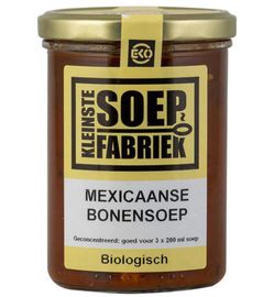 Kleinstesoepfabriek Kleinstesoepfabriek Mexicaanse bonensoep bio (400ml)