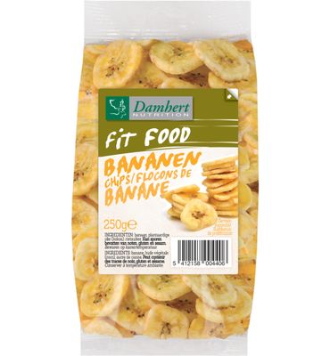 Damhert Fit food bananenchips (250g) 250g