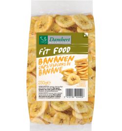Damhert Damhert Fit food bananenchips (250g)