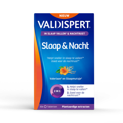 Valdispert Nacht melatonine 5 htp (30tb) 30tb