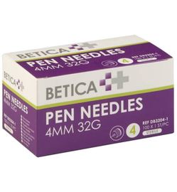 Betica Betica Pen needle 4 mm x 32 g (100st)