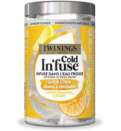 Twinings Twinings Cold infuse citroen sinaasappel gember (10st)