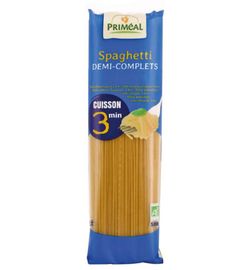 Priméal Priméal Spaghetti halfvolkoren snelkokend bio (500g)