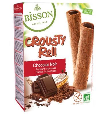 Bisson Crousty roll pure chocolade bio (125g) 125g