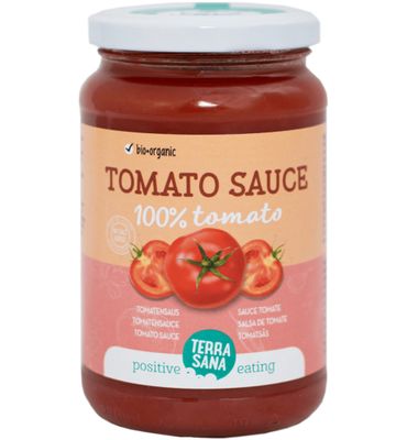 TerraSana Tomatensaus 100% tomaat bio (340g) 340g