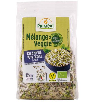 Priméal Hennep spliterwt rijst veggiemix bio (300g) 300g